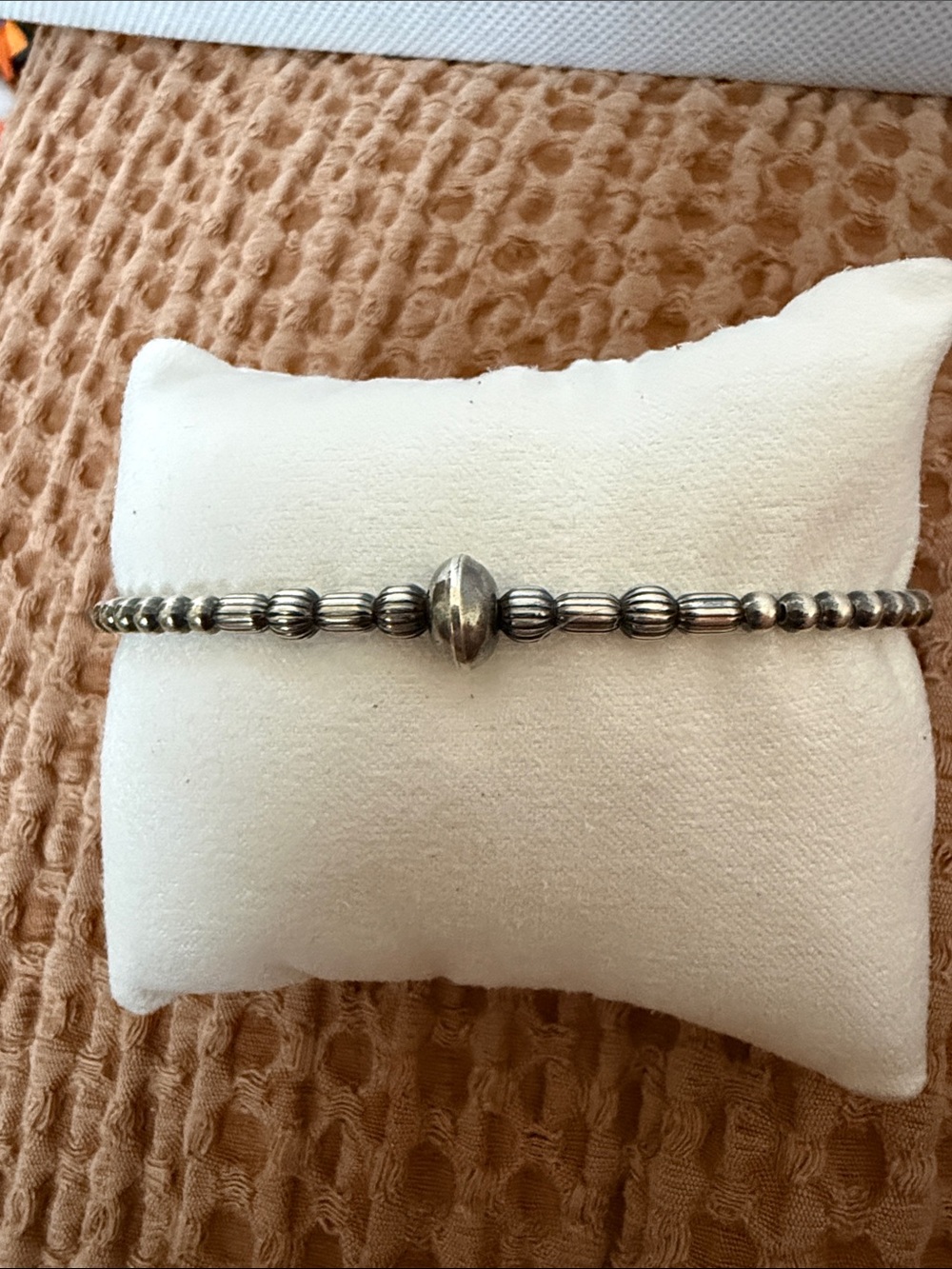Sterling desert pearls / machine made